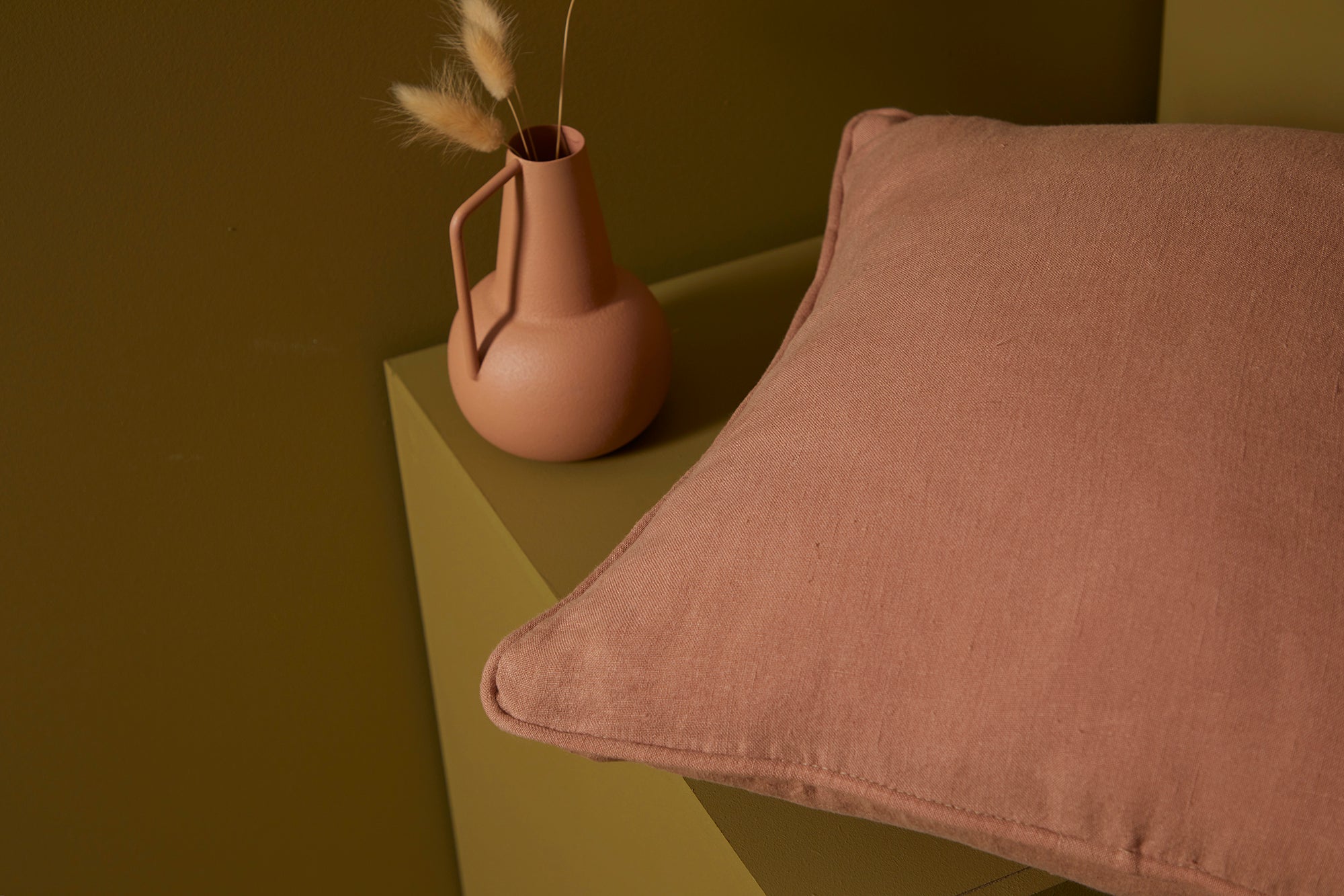 Housse de coussin carré - Cuivre